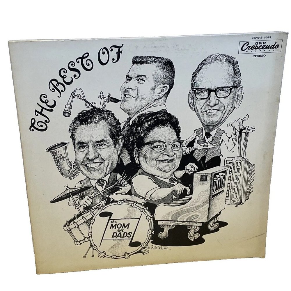 The Best Of The Mom & Dads (Vinyl, 1974) GNP Crescendo GNPS 2087 VG+ LP Record